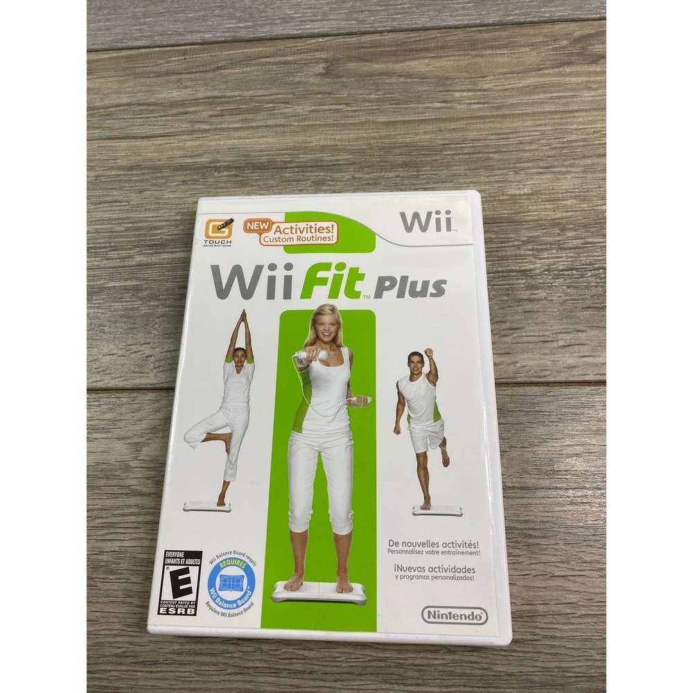 Nintendo Wii Fit Plus Game Disc Case and Insert RVL-RFPE-USA E Rating